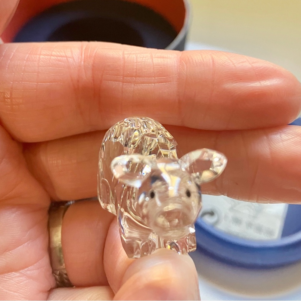 NIB New in Box Swarovski Crystal Chinese Zodiac Pig Figurine